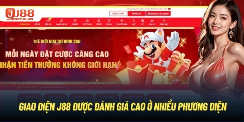 TRANG CHỦ J88 sở hữu giao diện vận hành mượt mà, hấp dẫn.