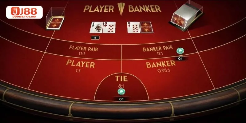 Luật kéo bài Baccarat áp dụng cho từng cửa chơi.